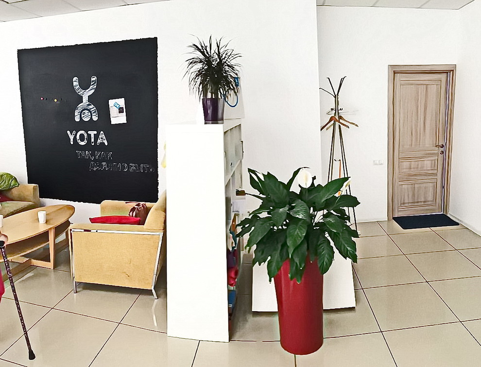 Озеленение офиса YOTA