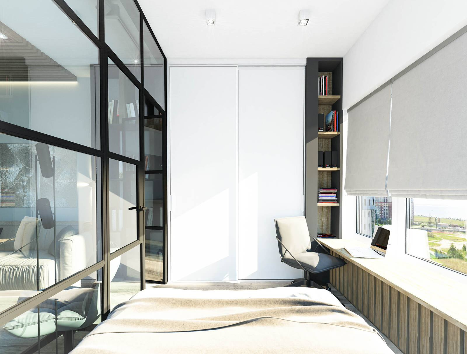 Обложка проекта: Квартира для холостяка в стиле ЛОФТ