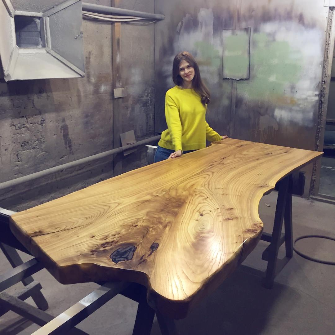 Столешня из слэба карагача