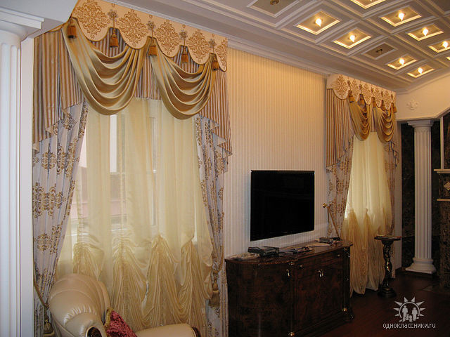 гостиная в классическом стиле