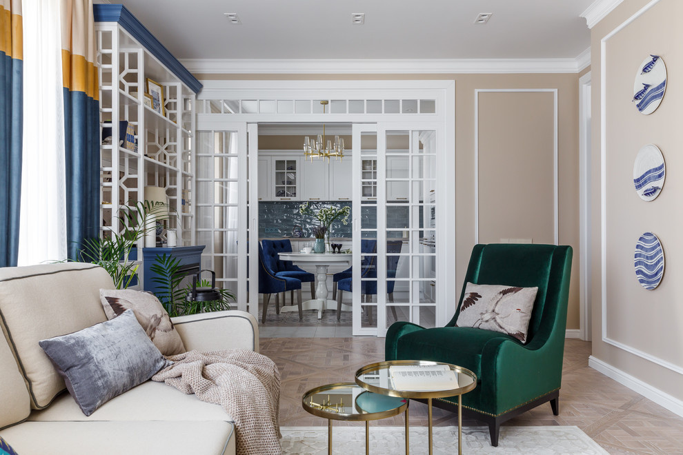 Светлая квартира в стиле Арт Деко