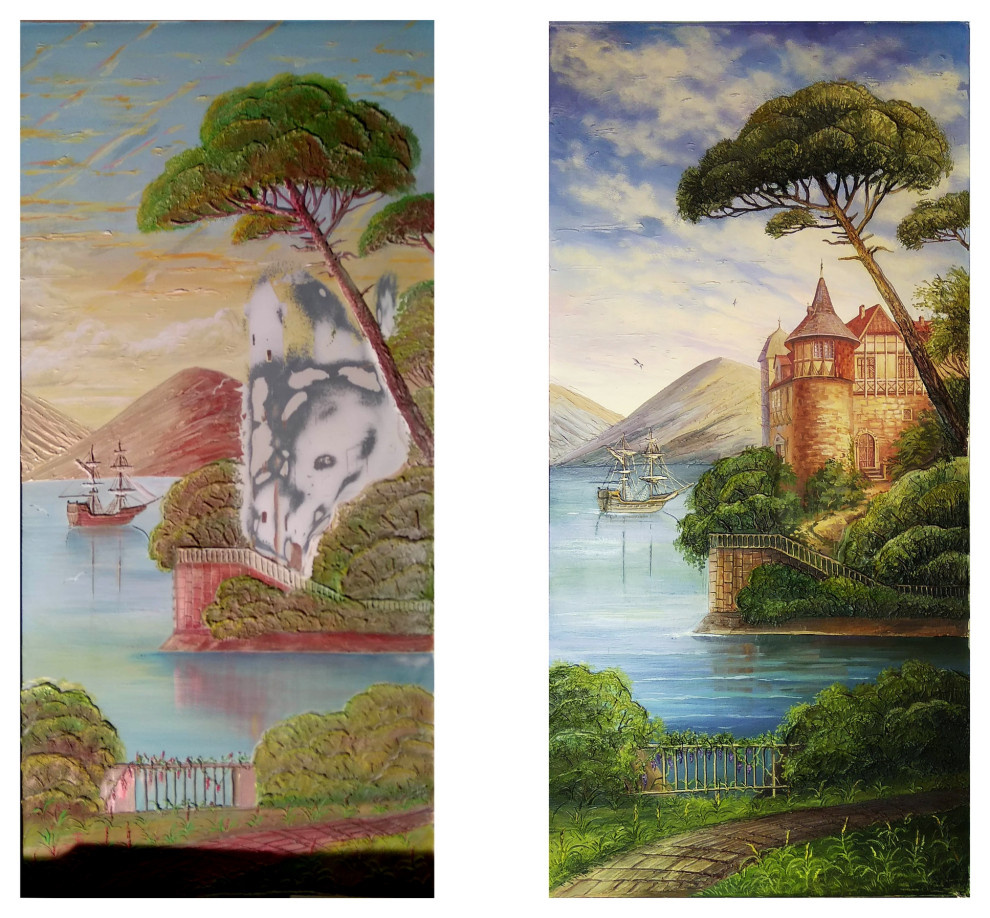 Роспись стен до