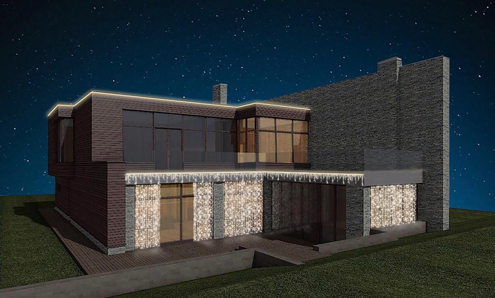 Дизайн декоративного освещения загородных домов