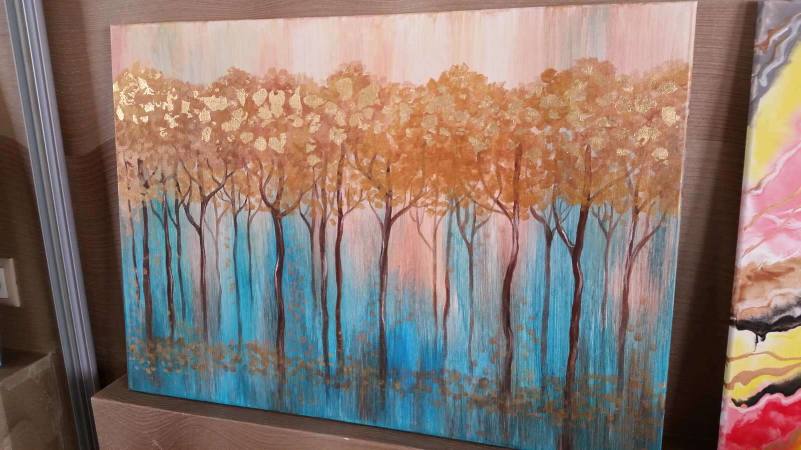 Картины и панно в технике FluidArt