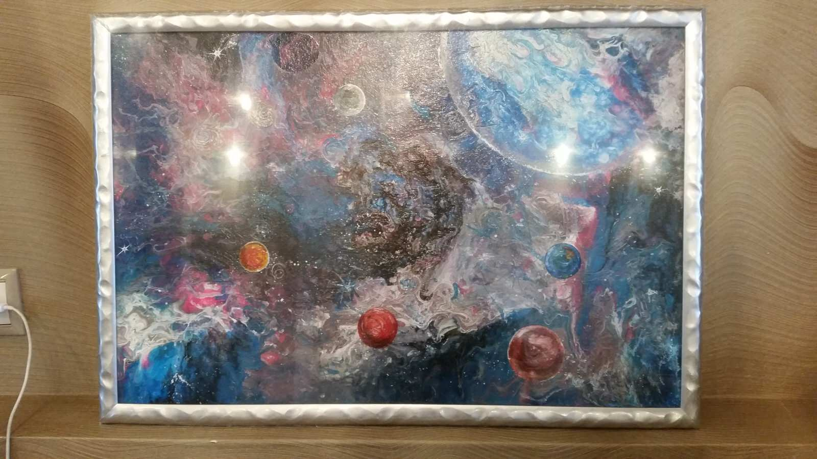 Картины и панно в технике FluidArt