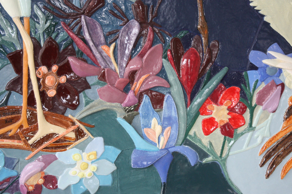 Действующий угловой камин "Симфония Донского Края"