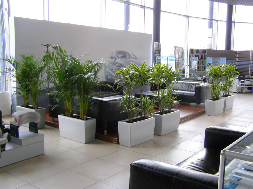 Зона отдыха в автосалоне Мерседес