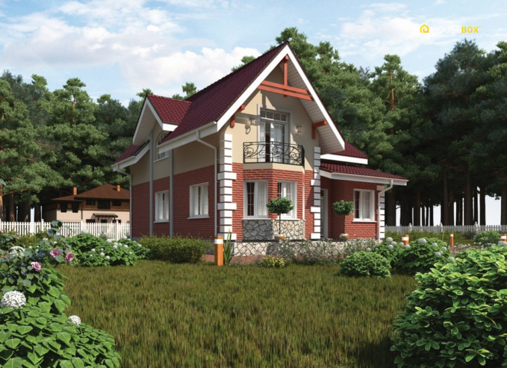 Проект дома общей площадью 160 м2