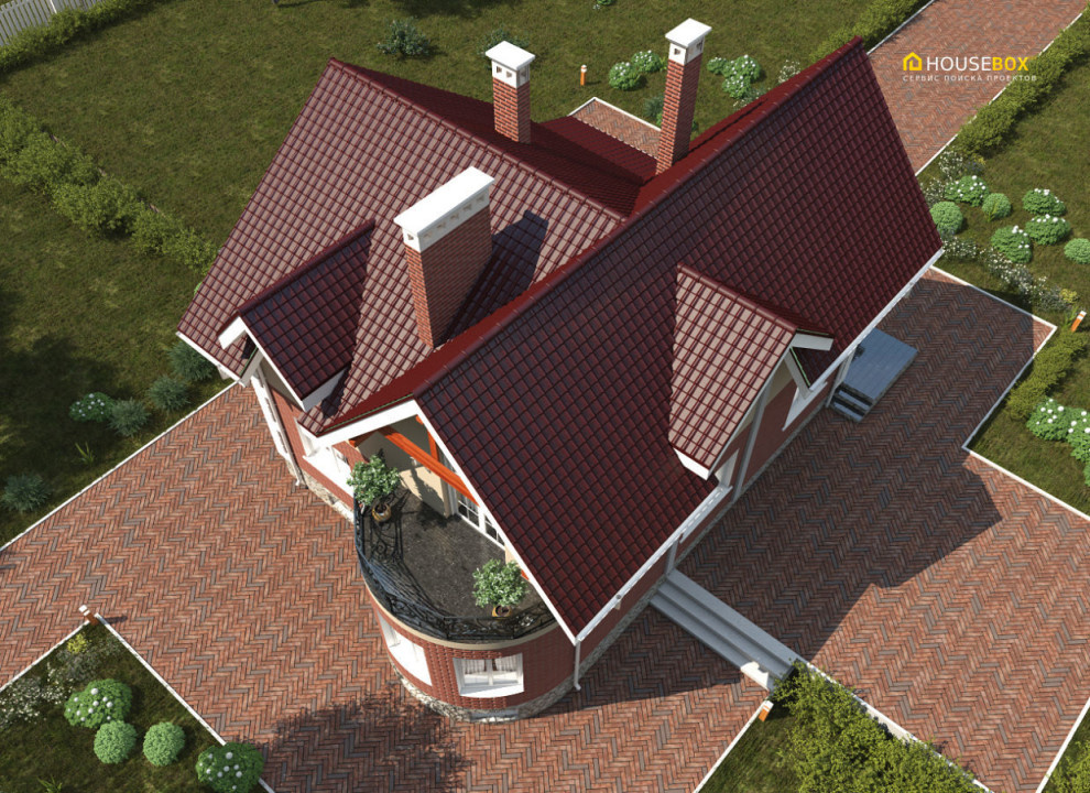 Проект дома общей площадью 160 м2