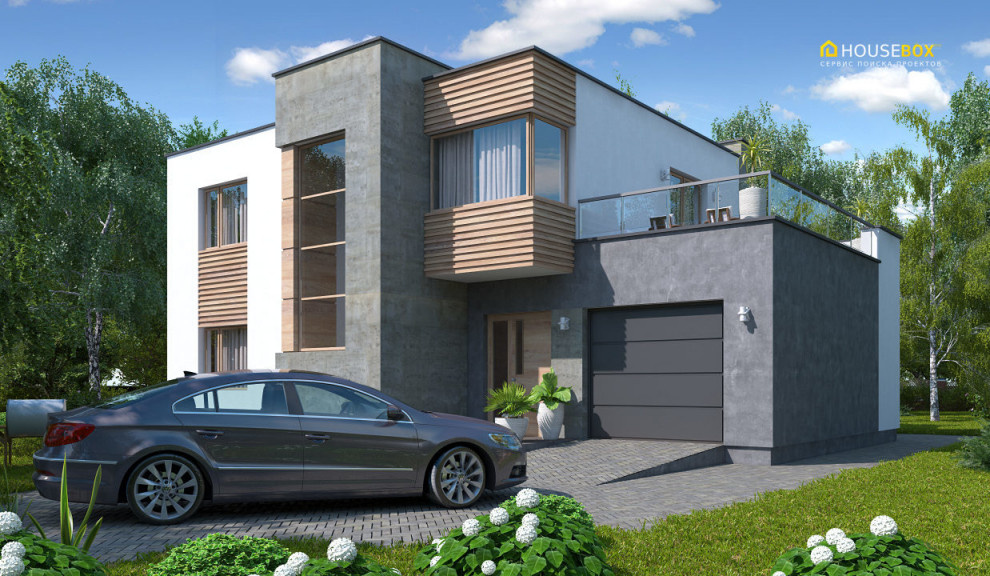 Проект дома площадью 168 м2