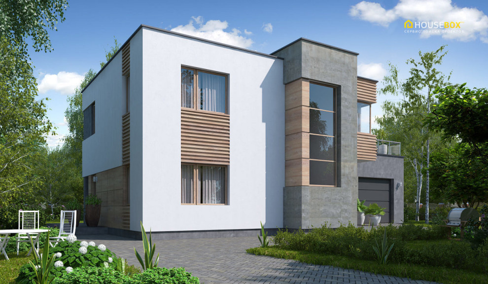 Проект дома площадью 168 м2