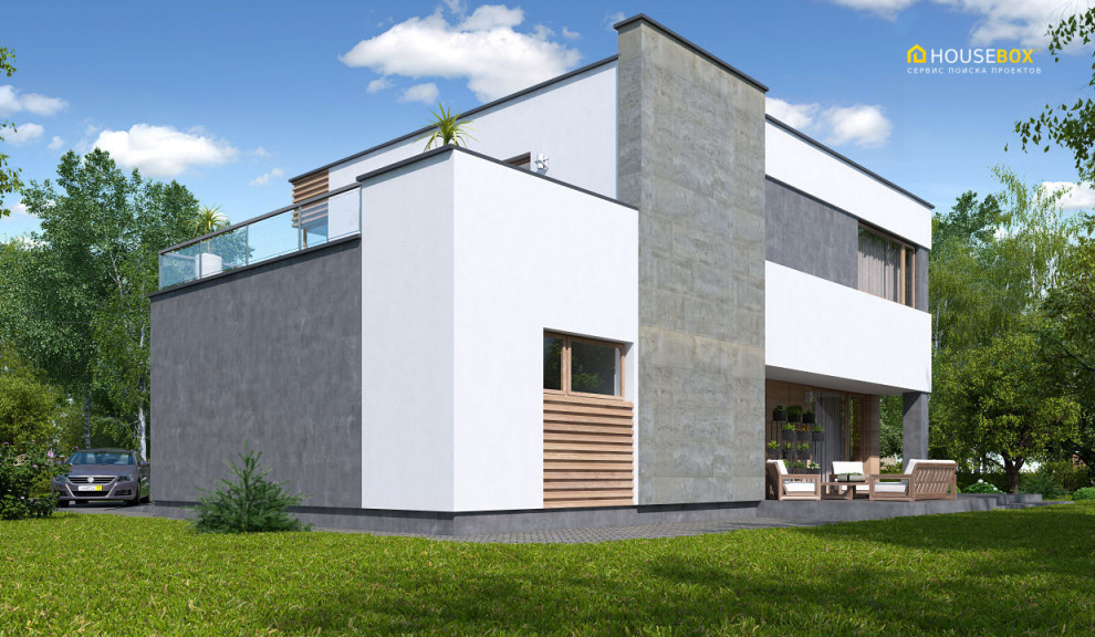 Проект дома площадью 168 м2