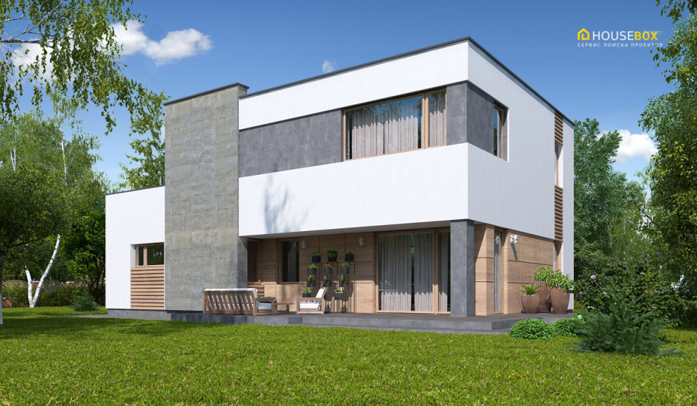 Проект дома площадью 168 м2