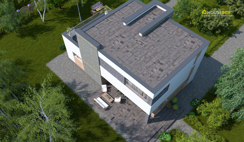 Проект дома площадью 168 м2