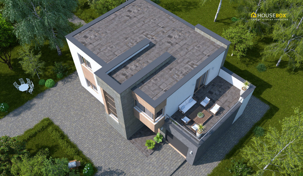 Проект дома площадью 168 м2