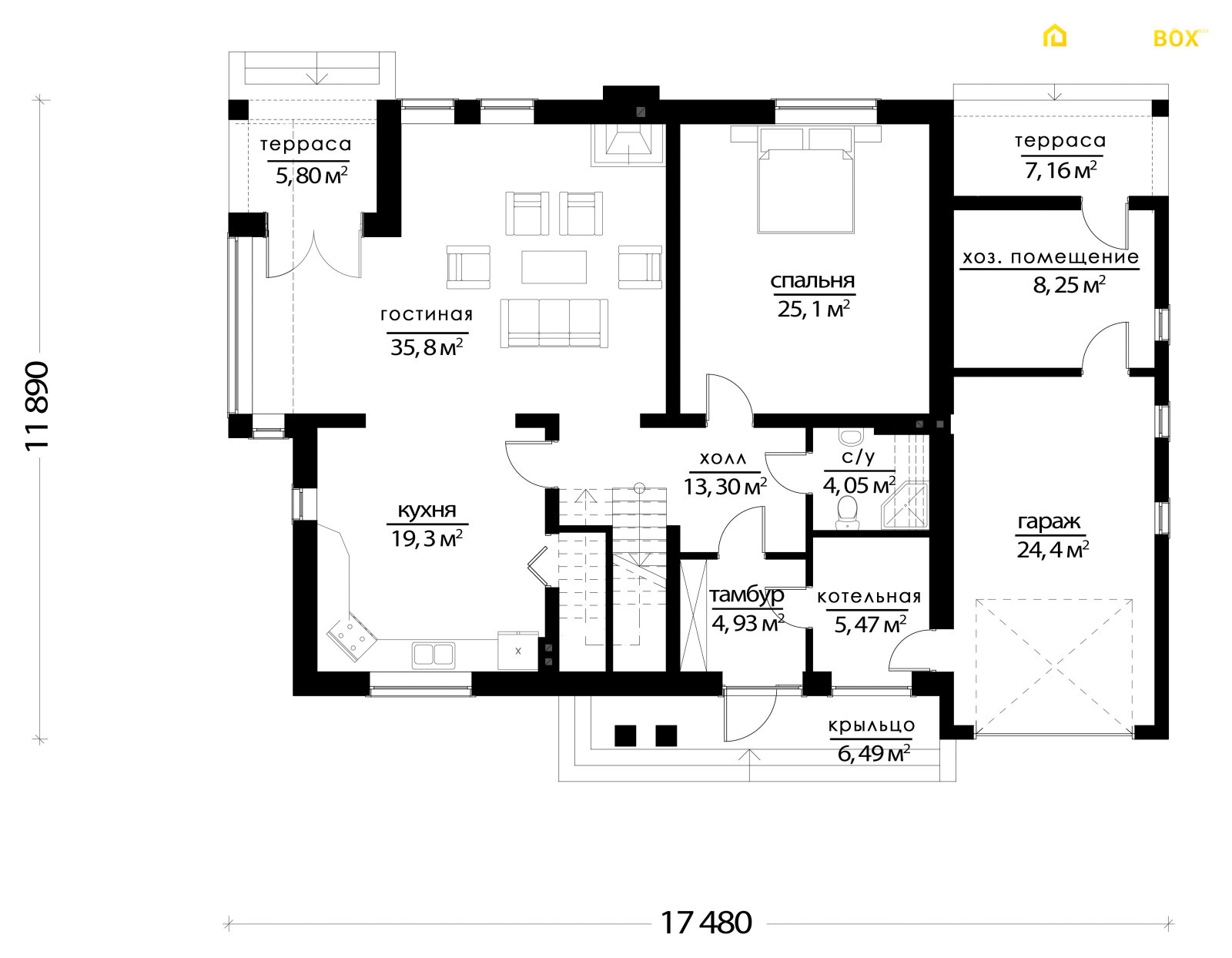 Проект дома на 246 м2