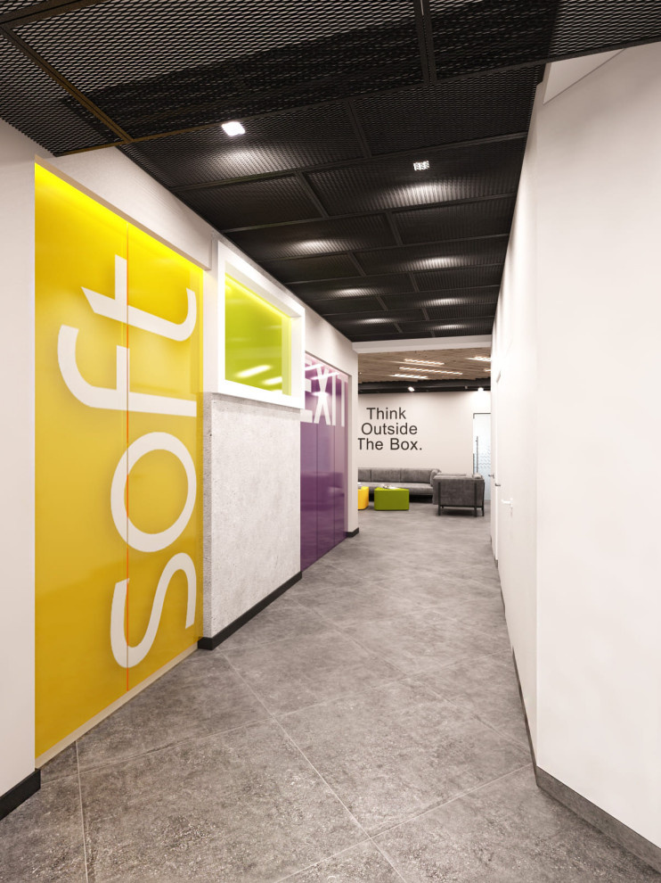 Дизайн офиса IT-компании SoftFX 470 м2