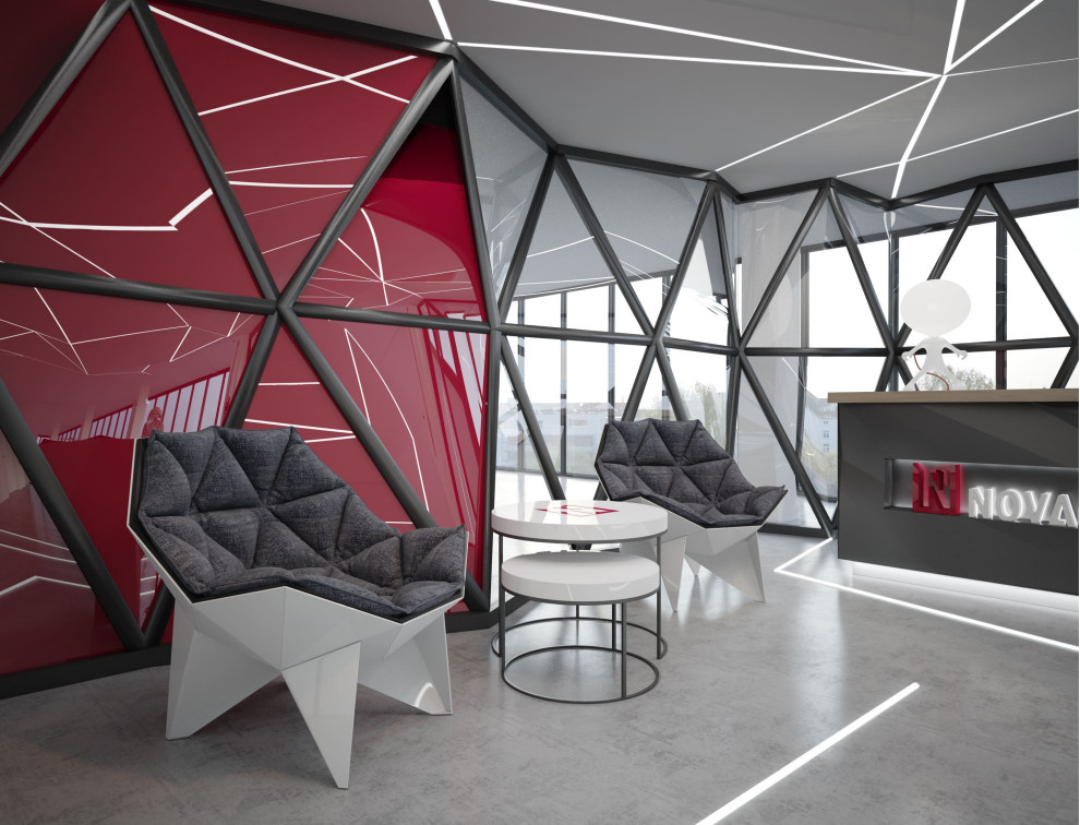 Дизайн офиса IT-компании Novacom, 198 м2