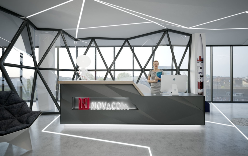 Дизайн офиса IT-компании Novacom, 198 м2
