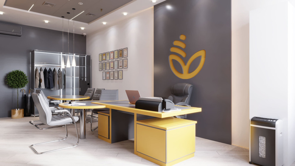 Дизайн офиса Белагропромбанка, 100 м2