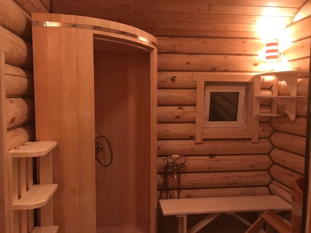 Примеры строительства из бревна