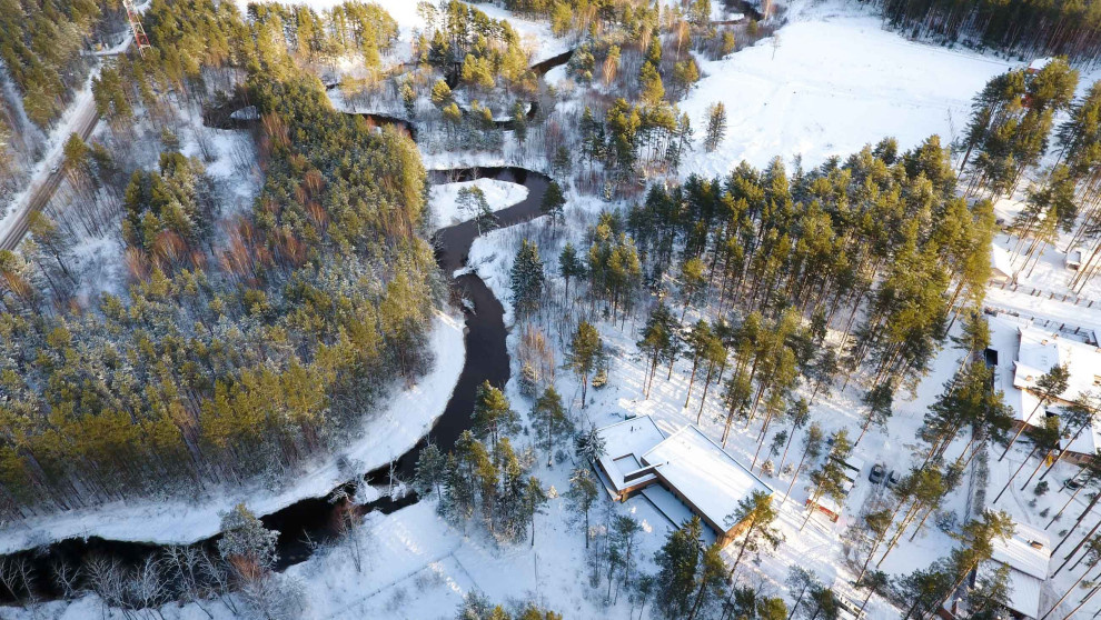 Коттедж в Охтинском парке