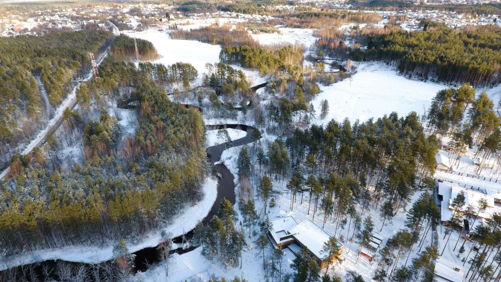 Коттедж в Охтинском парке