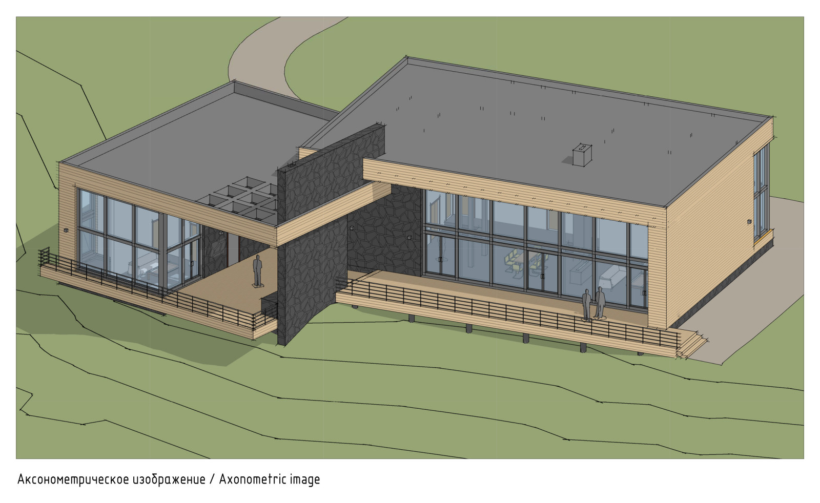 Коттедж в Охтинском парке