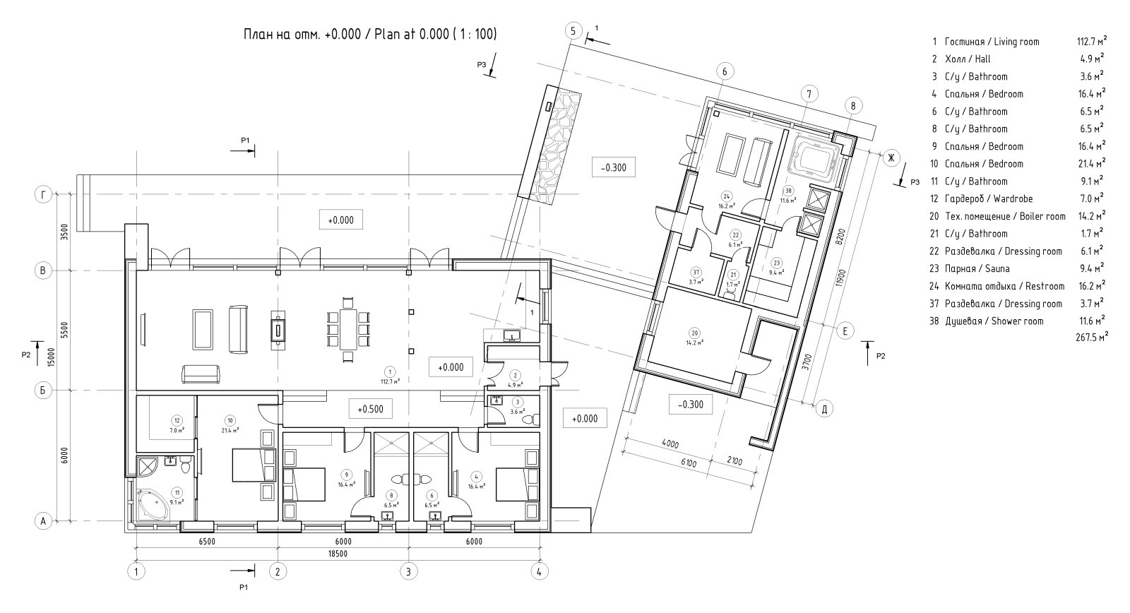 Коттедж в Охтинском парке