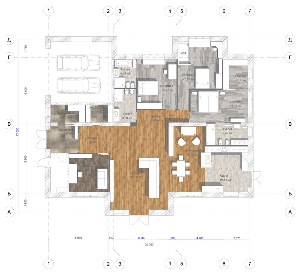 Интерьер частного дома