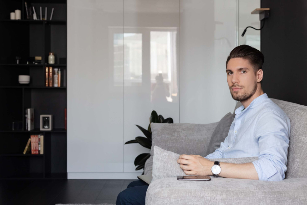 Черно-белый интерьер