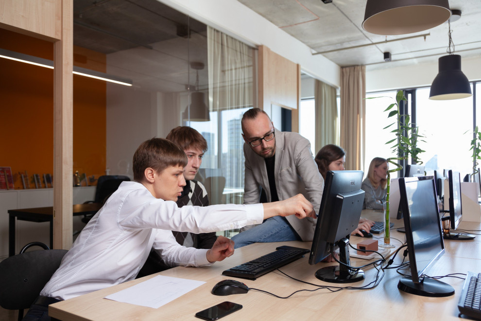 Офис архитектурного бюро CNTR Architects