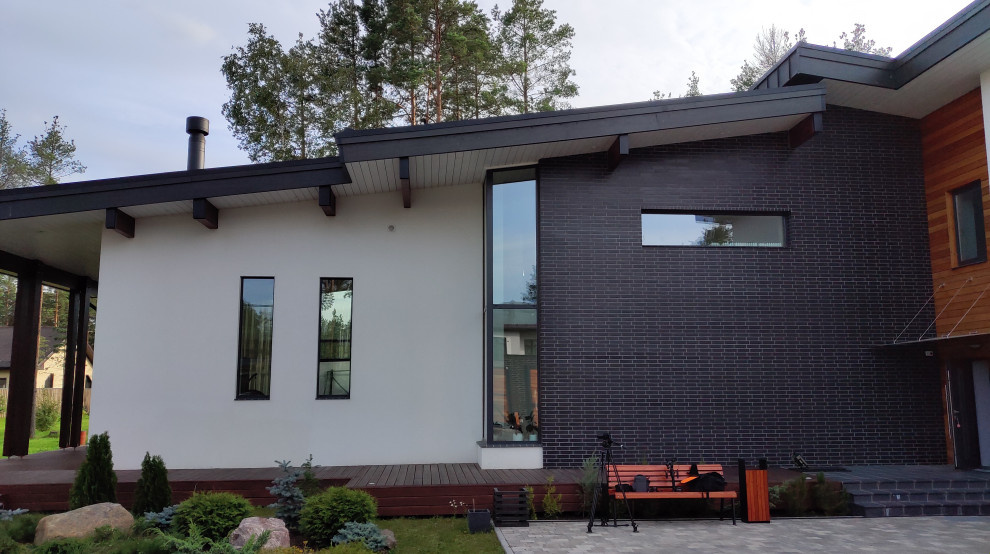 МИНИМАЛИЗМ СО СКАТНОЙ КРОВЛЕЙ