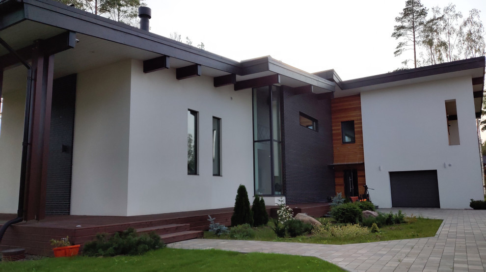 МИНИМАЛИЗМ СО СКАТНОЙ КРОВЛЕЙ