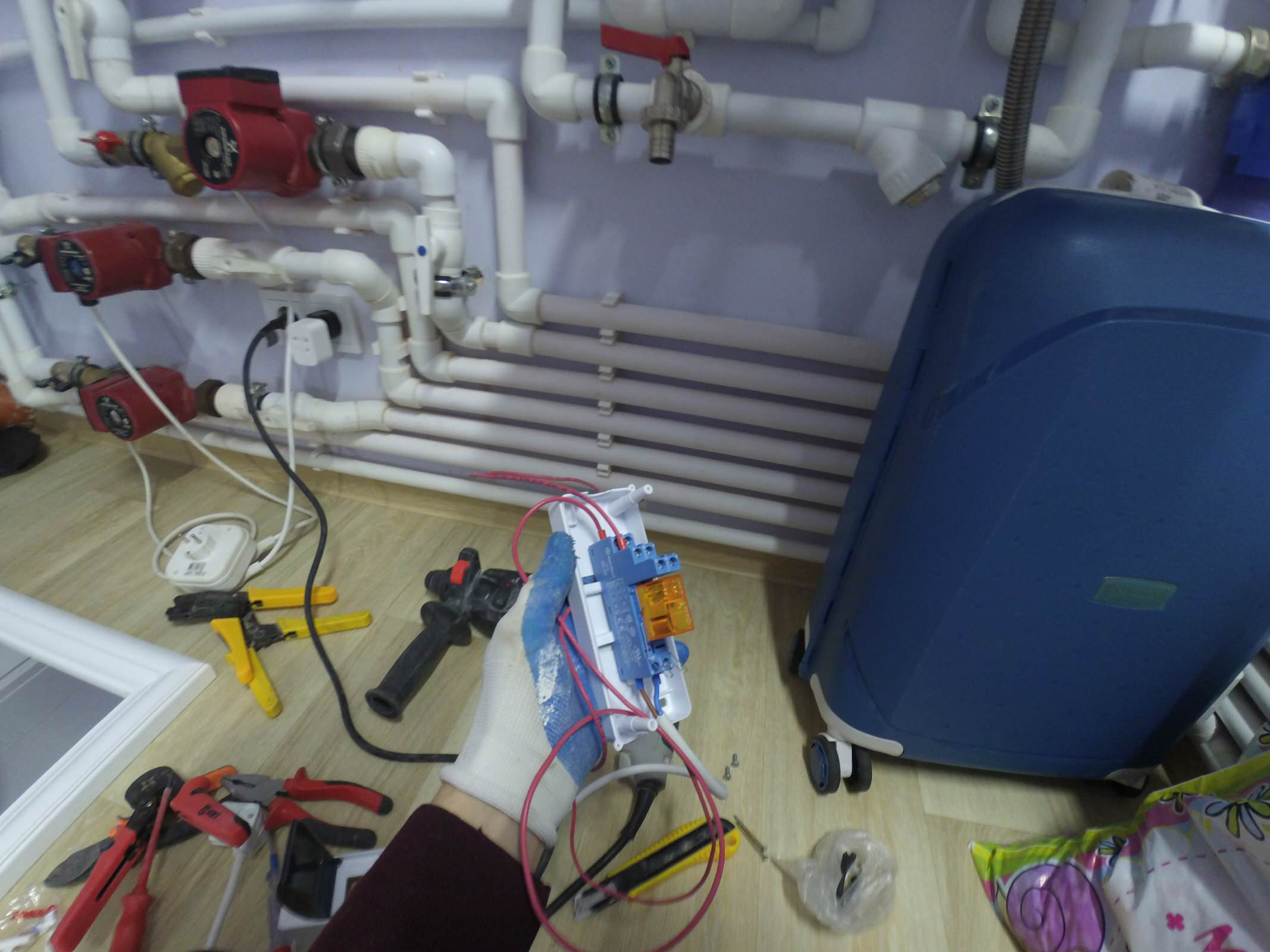 Беспроводное решение для автоматизации ОПС, света и отопления