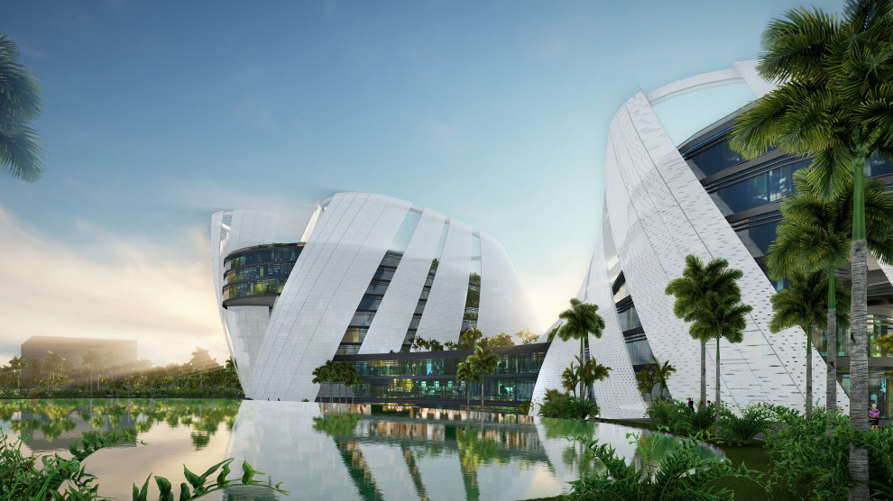 Госпиталь и лаборатории в Боао