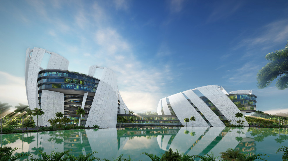 Госпиталь и лаборатории в Боао