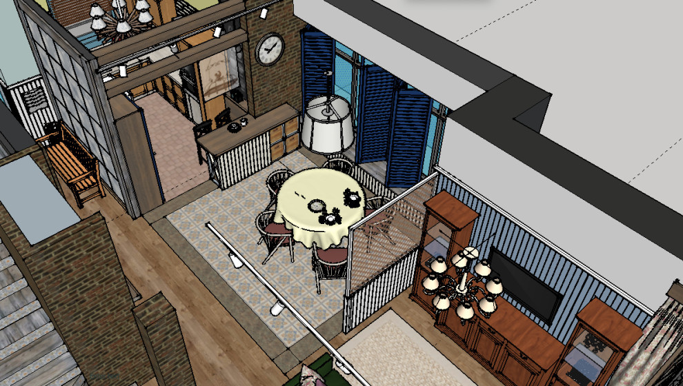 Сельское кантри на берегу поселка-парка GORIZONT