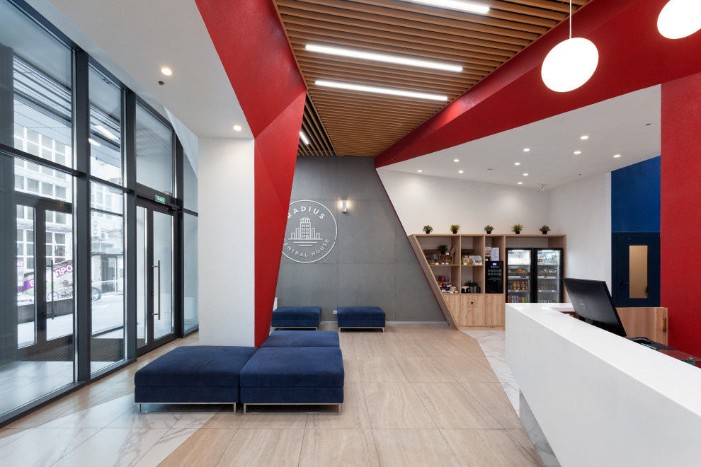 Интерьеры комплекса апартаментов Radius Central House