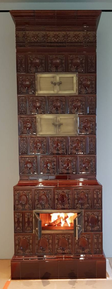 Изразцовые камины и печи
