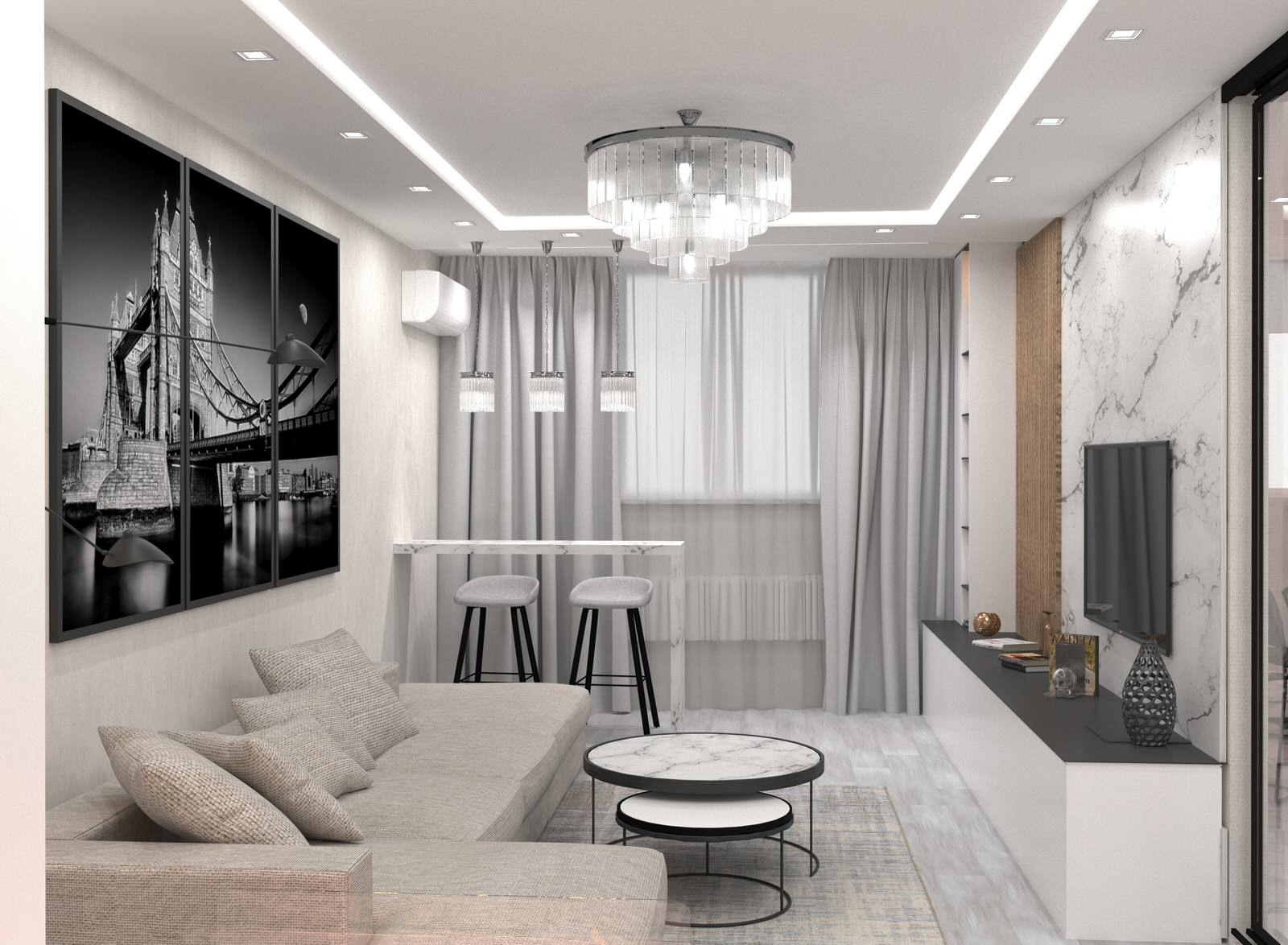 Дизайн-проект двухкомнатной квартиры