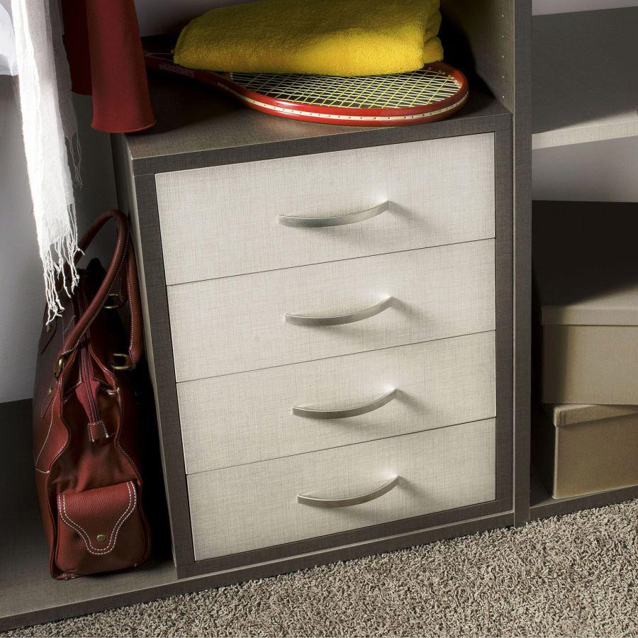 Г-образная гардеробная
