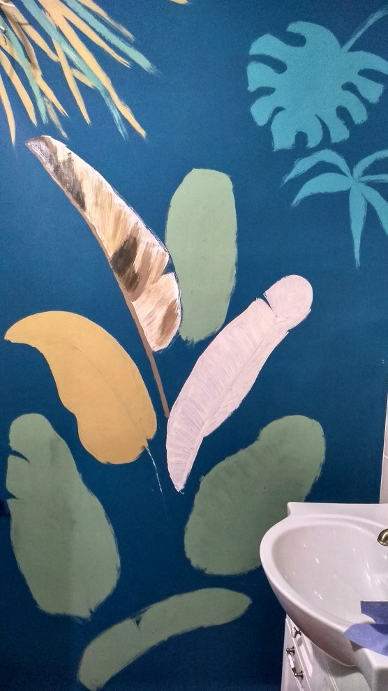 Ванная комната со встроенной душевой