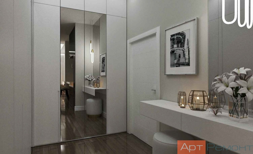 Дизайн-проект 2-комнатной квартиры м. Улица 1905 года