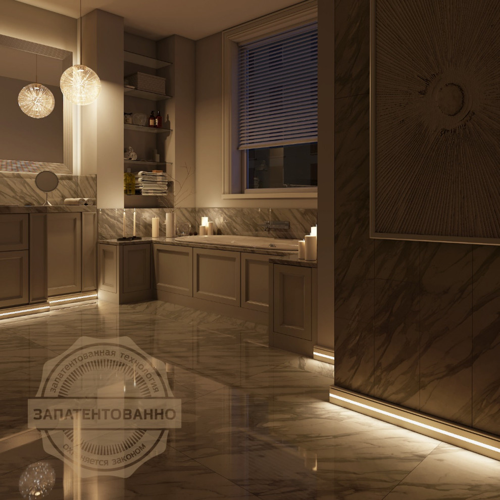 Плинтуса для подсветки пола