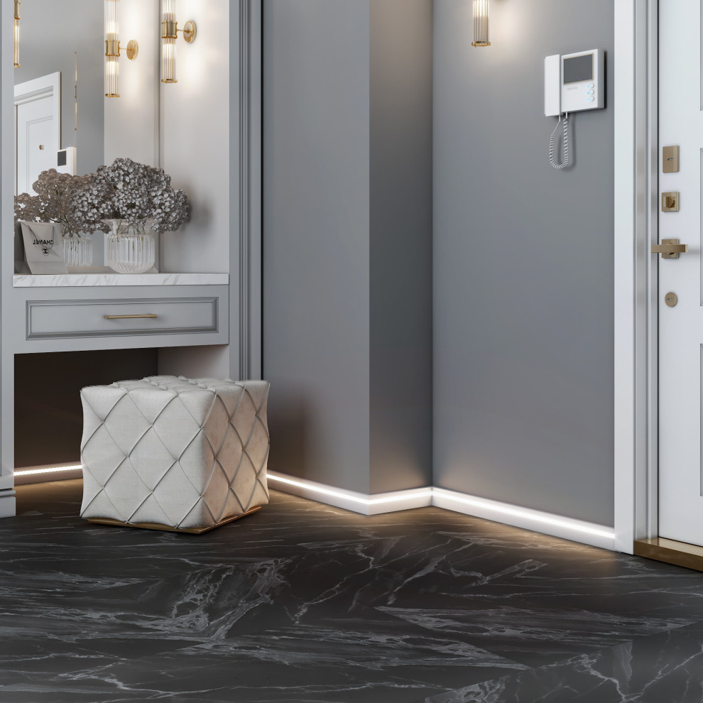 Напольный плинтус в интерьере