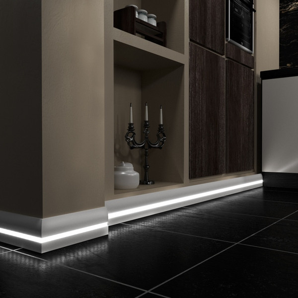 Напольный плинтус в интерьере