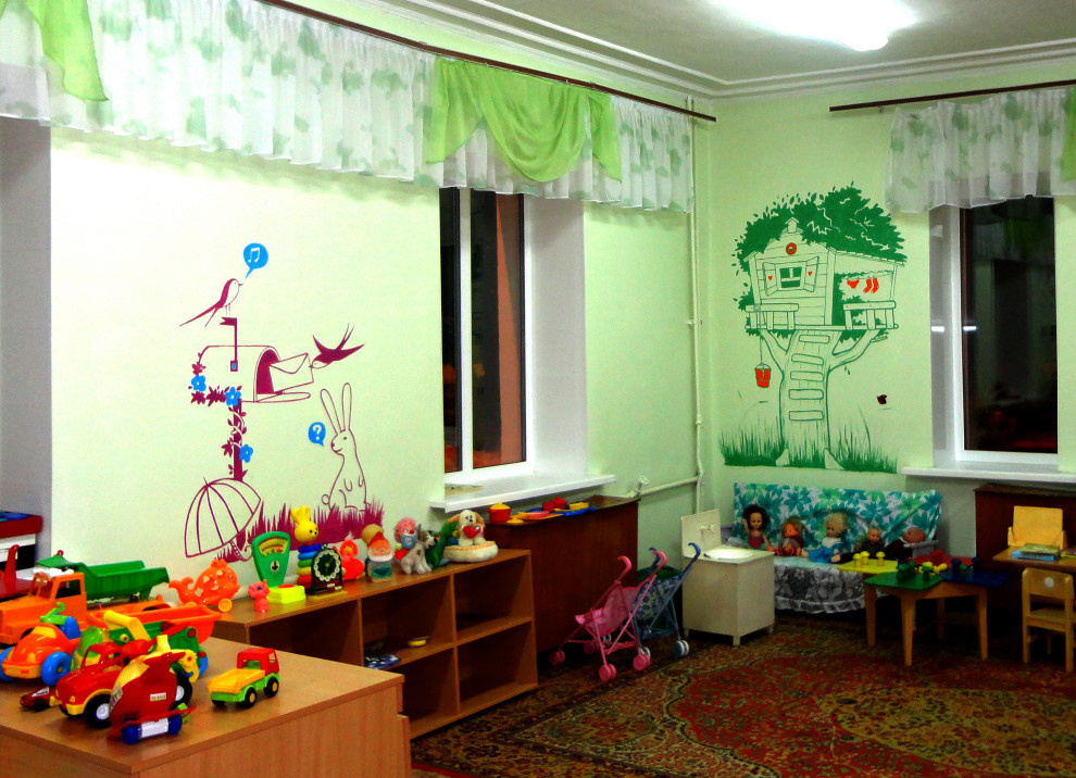 Роспись детской игровой зоны