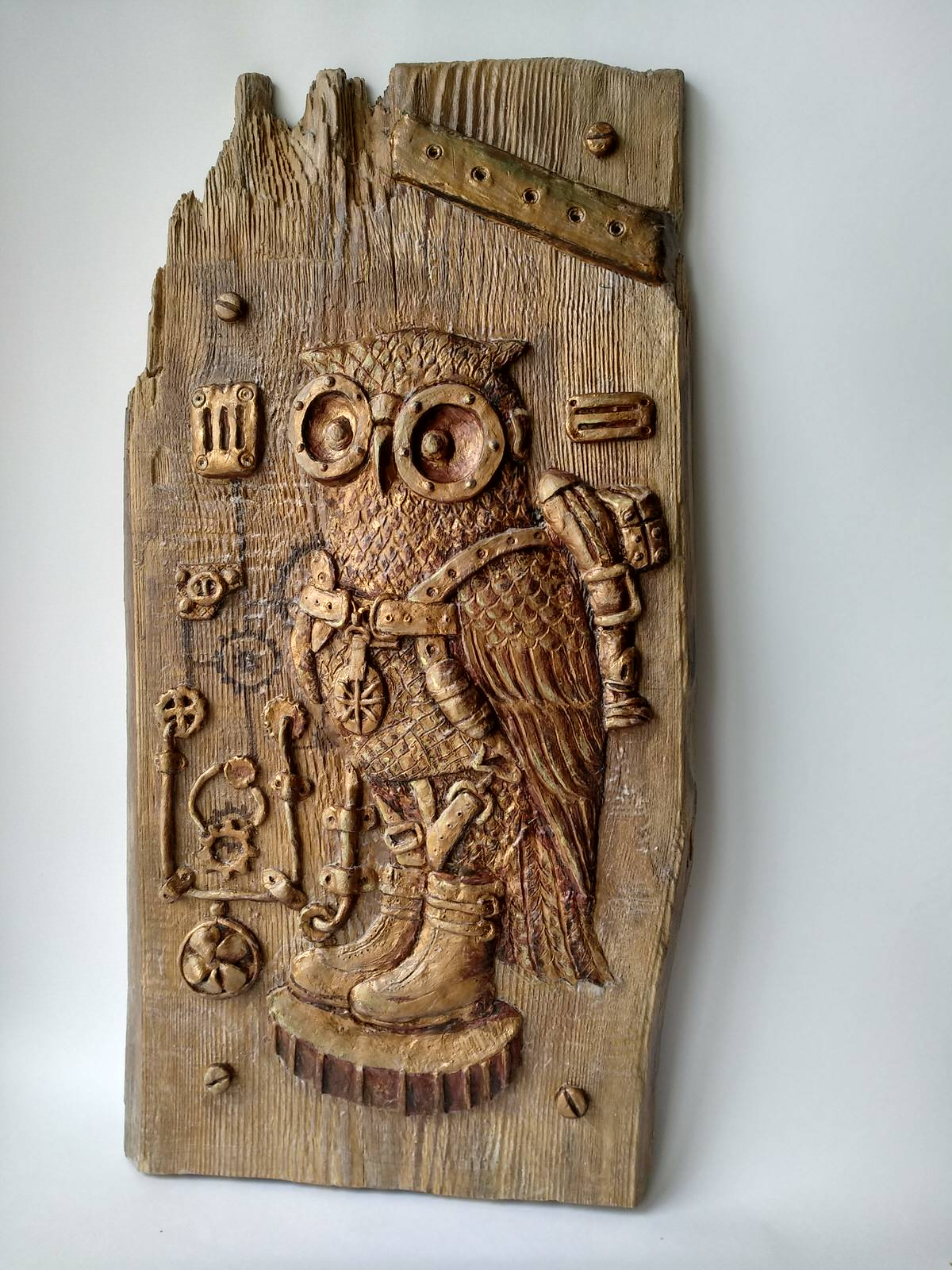 Обложка проекта: Объемная картина Сова