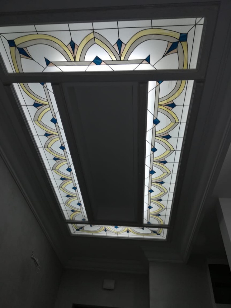 Потолочный витраж в ЖК "Сердце города"